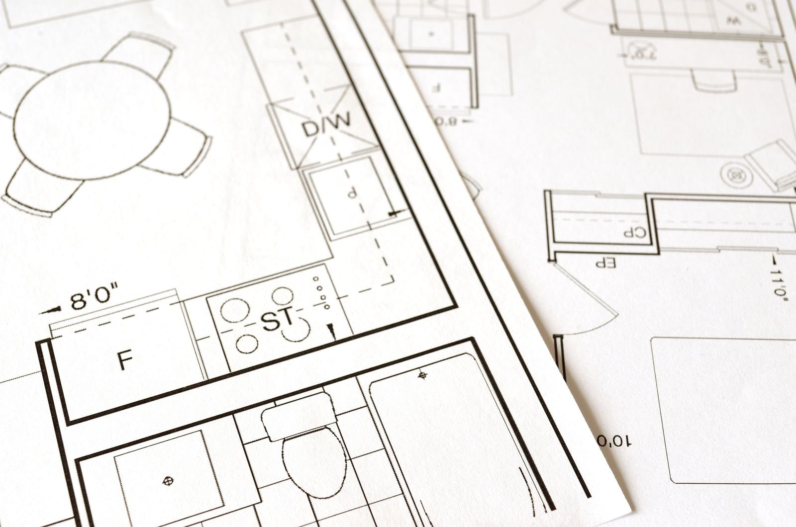 Architectural plans at the pre-design stage